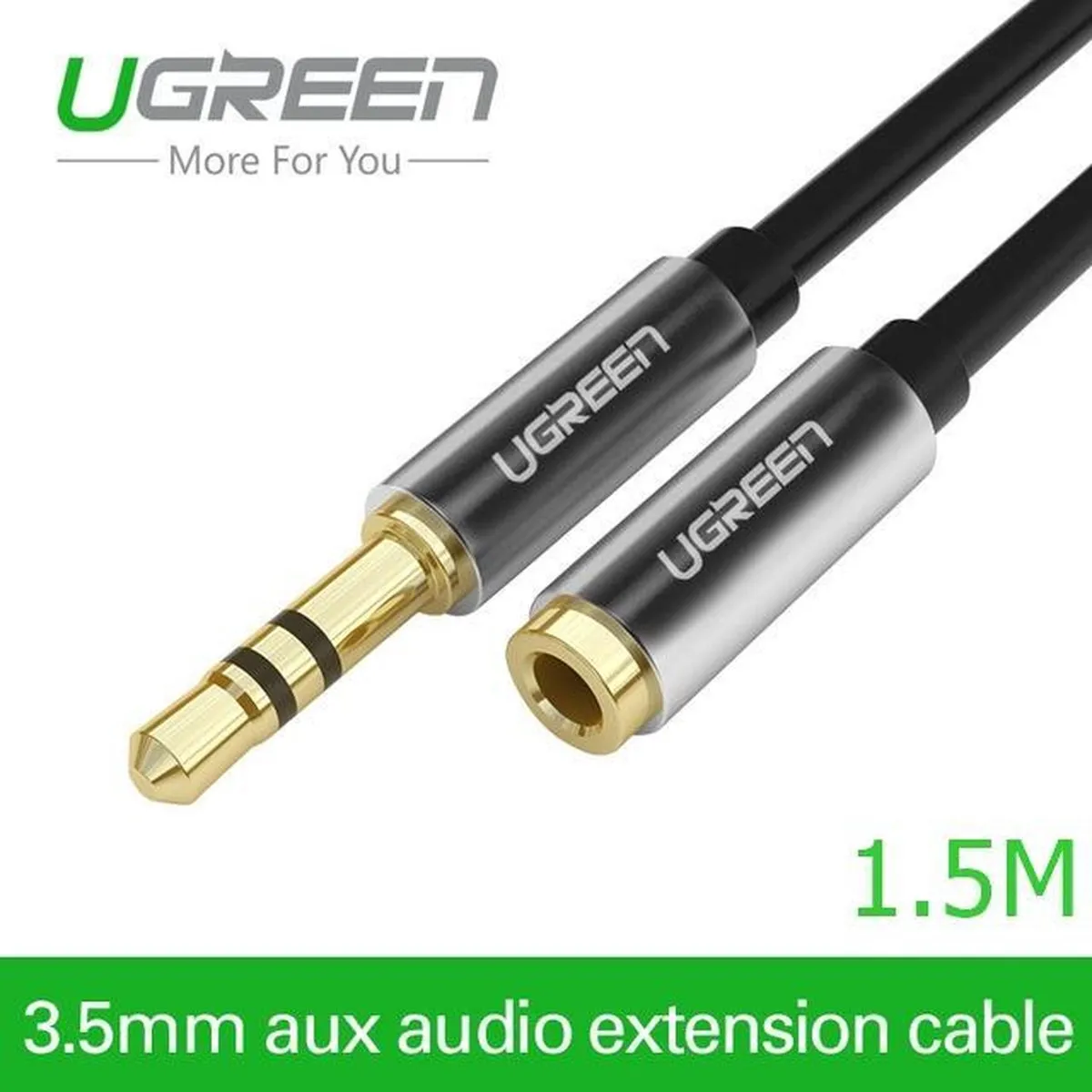 UGREEN 3.5mm Audio Jack Verlengkabel 150cm