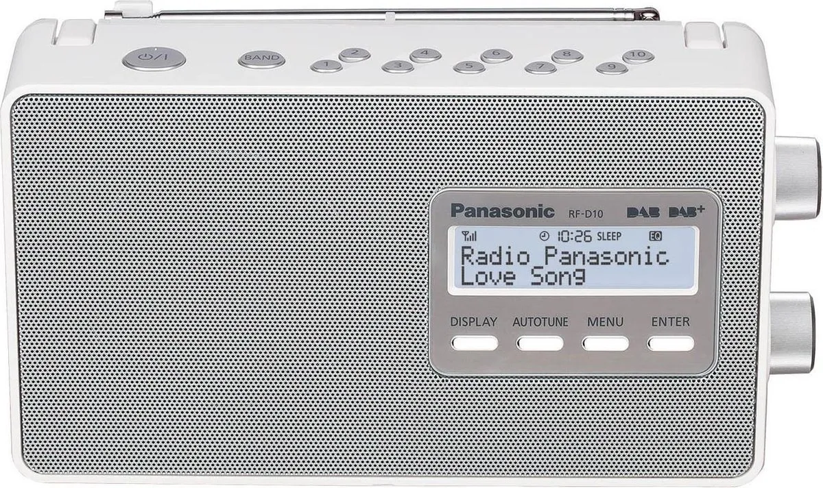 Panasonic D10EG-W DAB+ Radio - Wit