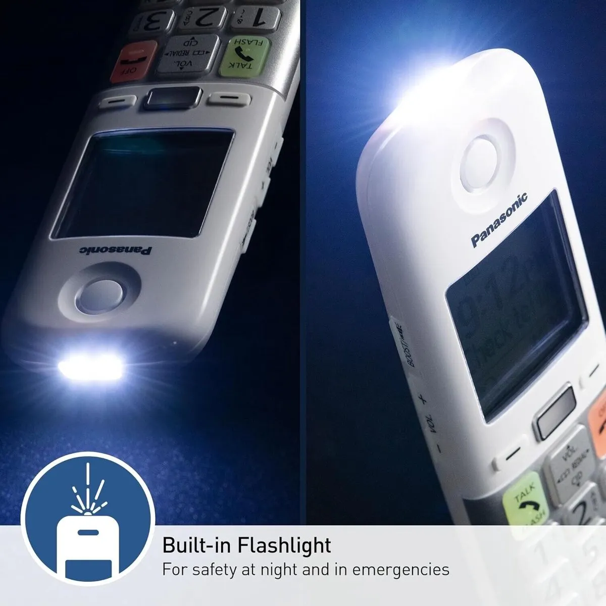 Panasonic KX-TGU432EXW Telefoon - 2 Handsets Wit/Zilver