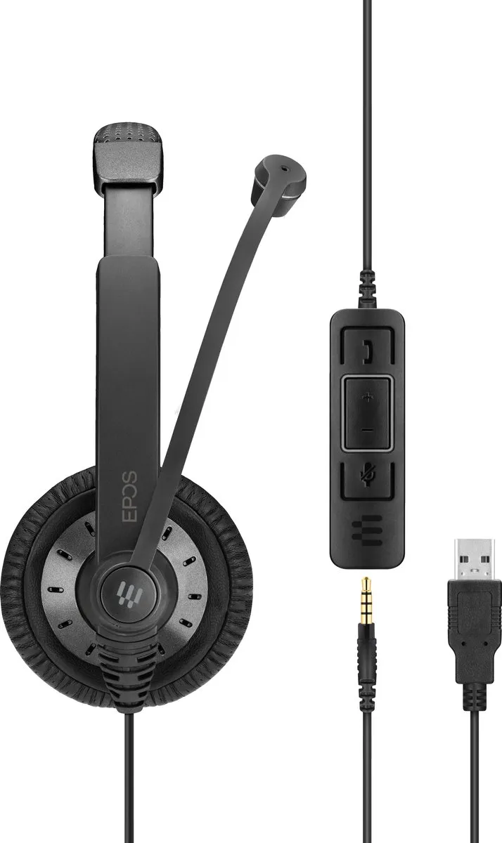 Sennheiser EPOS Impact SC 75 USB Headset - Zwart