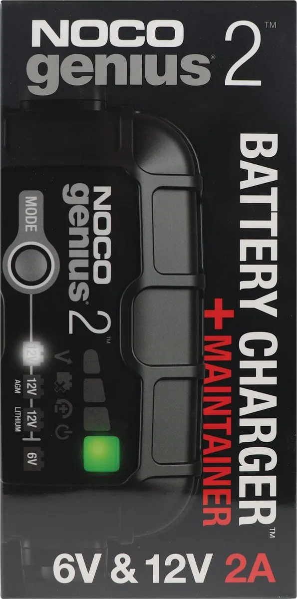 NOCO Genius 2EU Acculader 2A - 6V/12V