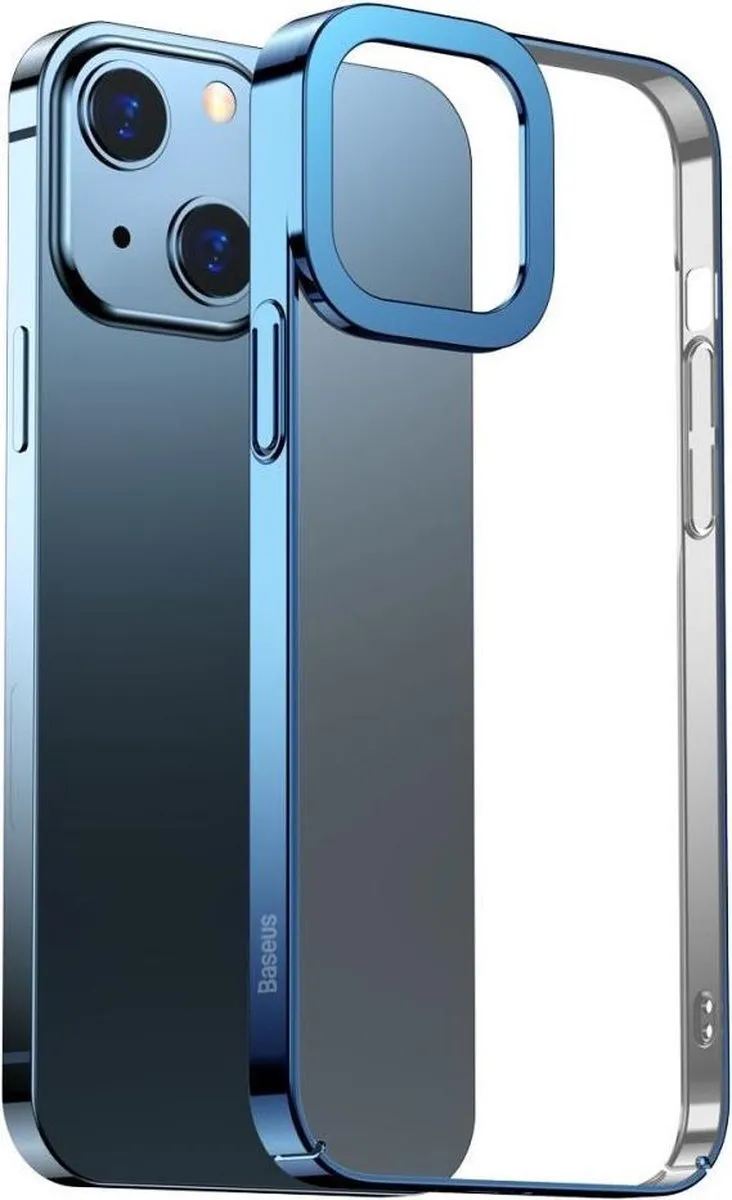 Baseus Hoesje iPhone 13 TPU Transparant Blauw