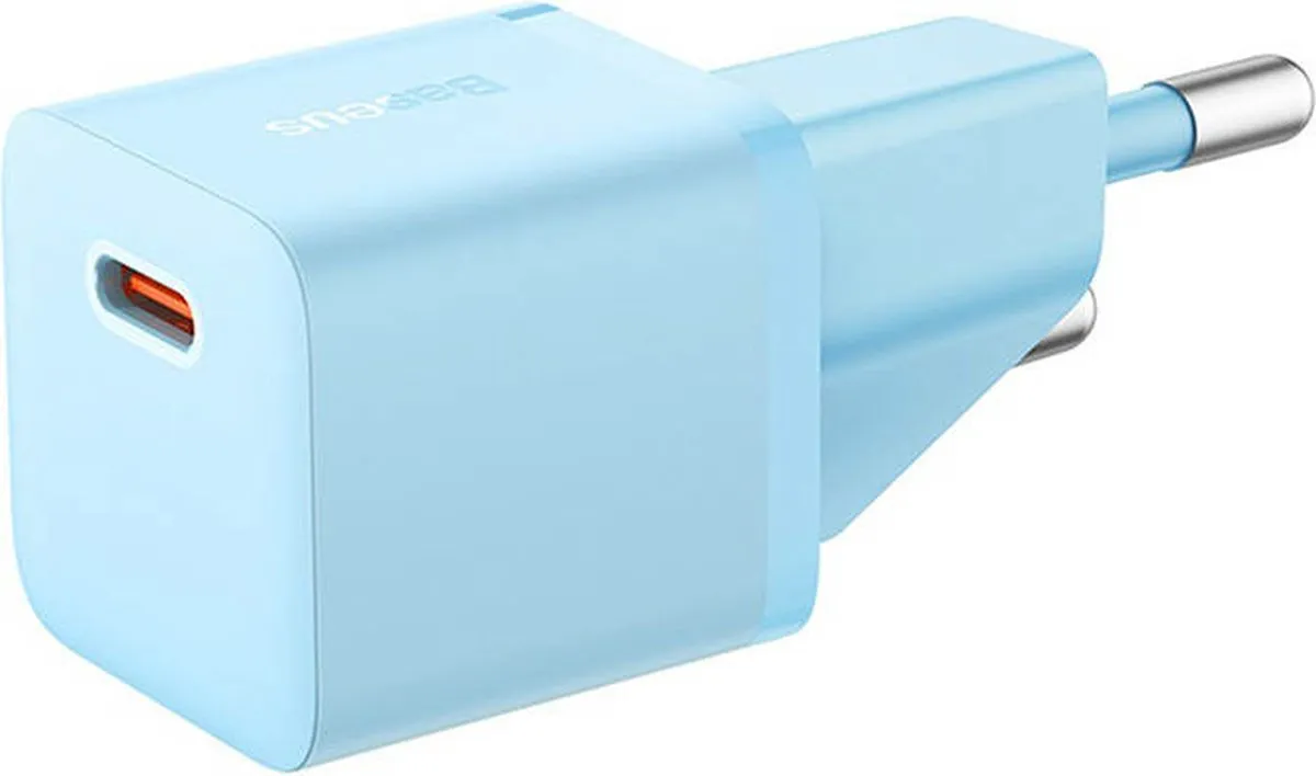 Baseus GaN5 CCGN050103 USB-C Snellader 20W - Blauw