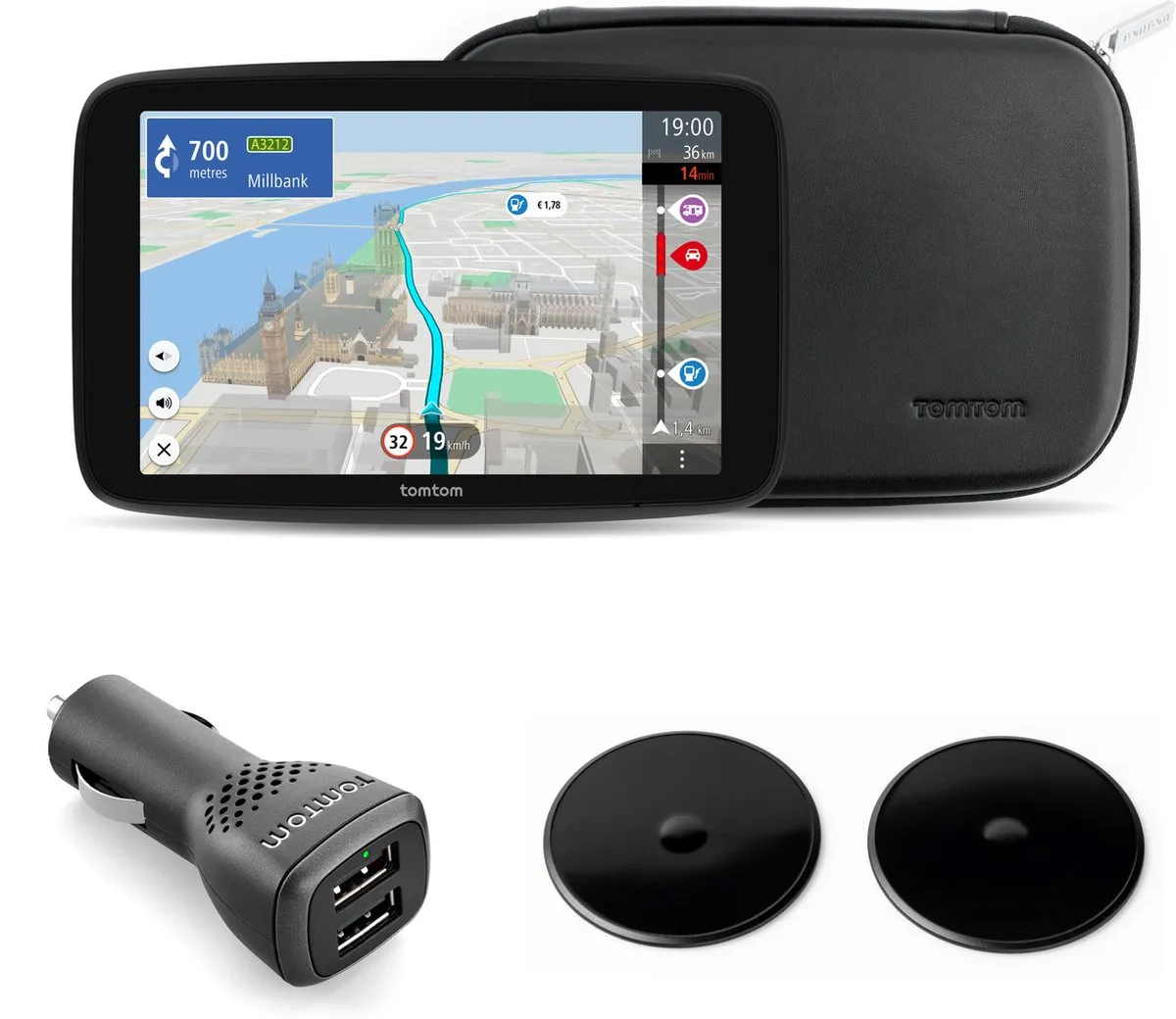 TomTom GO Camper Max 1YD7.002.31 Navigatiesysteem - Premium Pack - Zwart