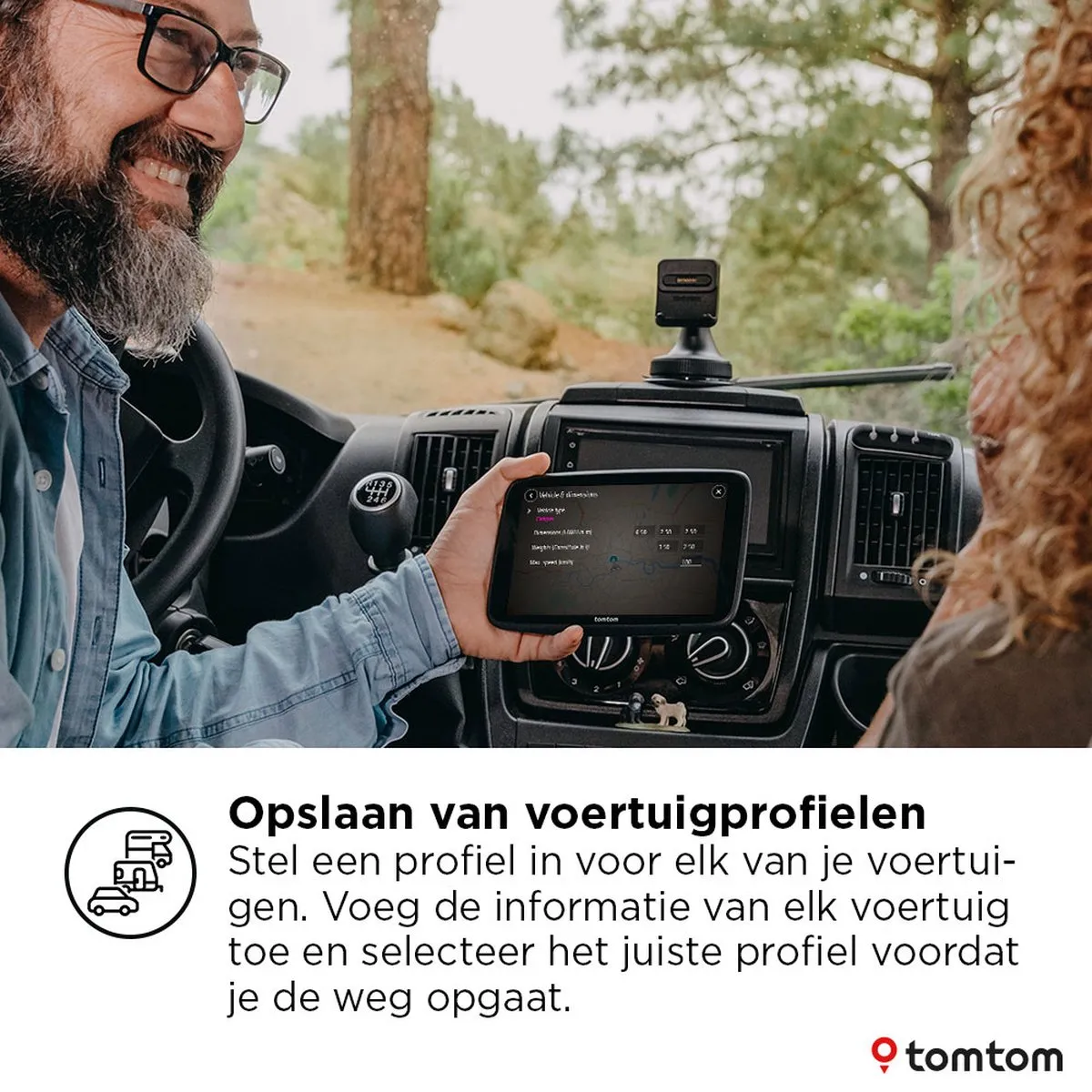 TomTom GO Camper Max 1YD7.002.31 Navigatiesysteem - Premium Pack - Zwart