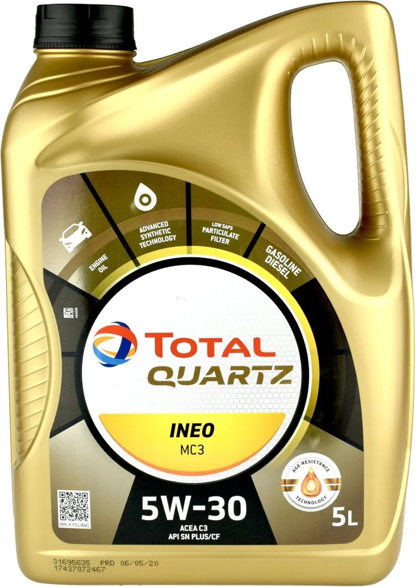 Total Quartz Ineo MC3 5W30 Motorolie
