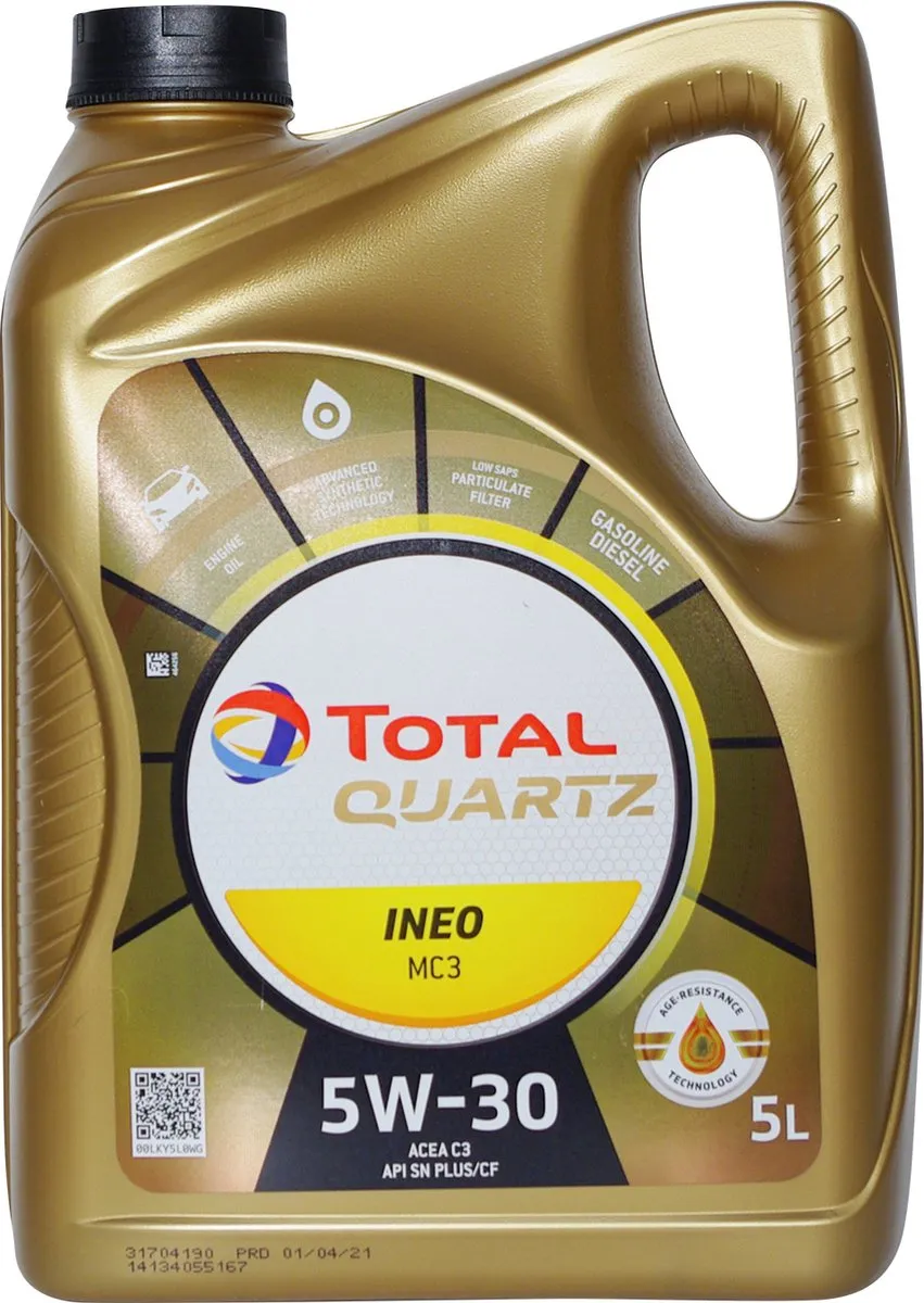 Total Quartz Ineo MC3 5W30 Motorolie - 5L