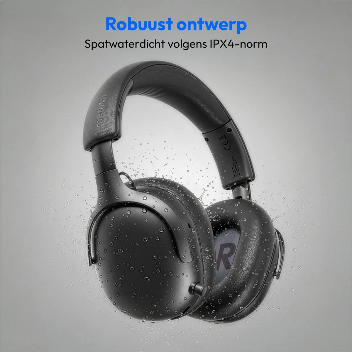 Medion HX-1 Pro Over-Ear Koptelefoon - ANC - IPX4 - Antraciet