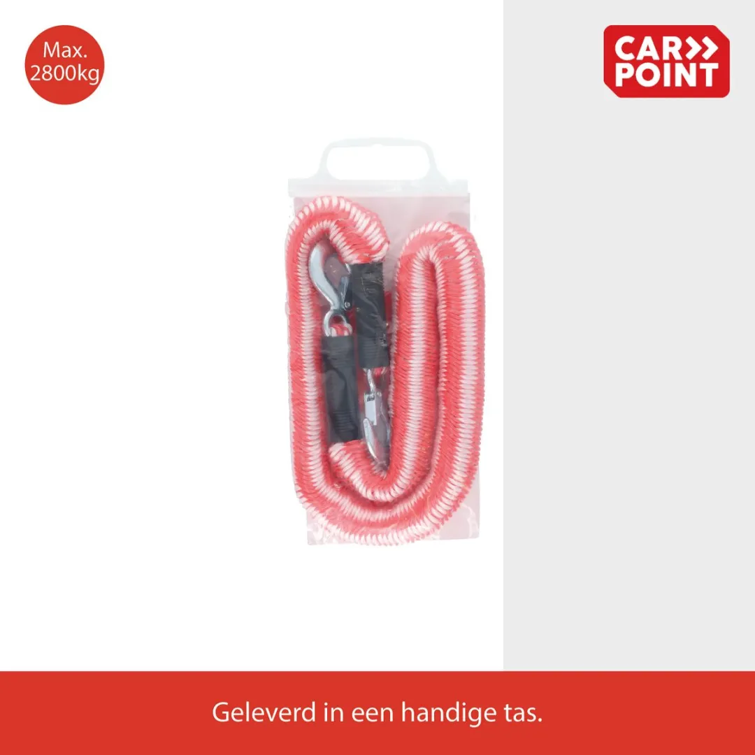 Carpoint Sleepkabel Stretch 2800kg - 1m - afbeelding 6 van 6