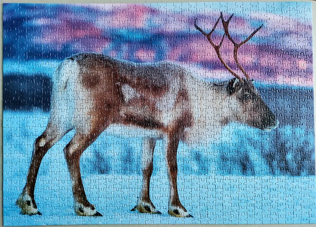 Tactic Reindeer 1000 Puzzelstukken - Bont