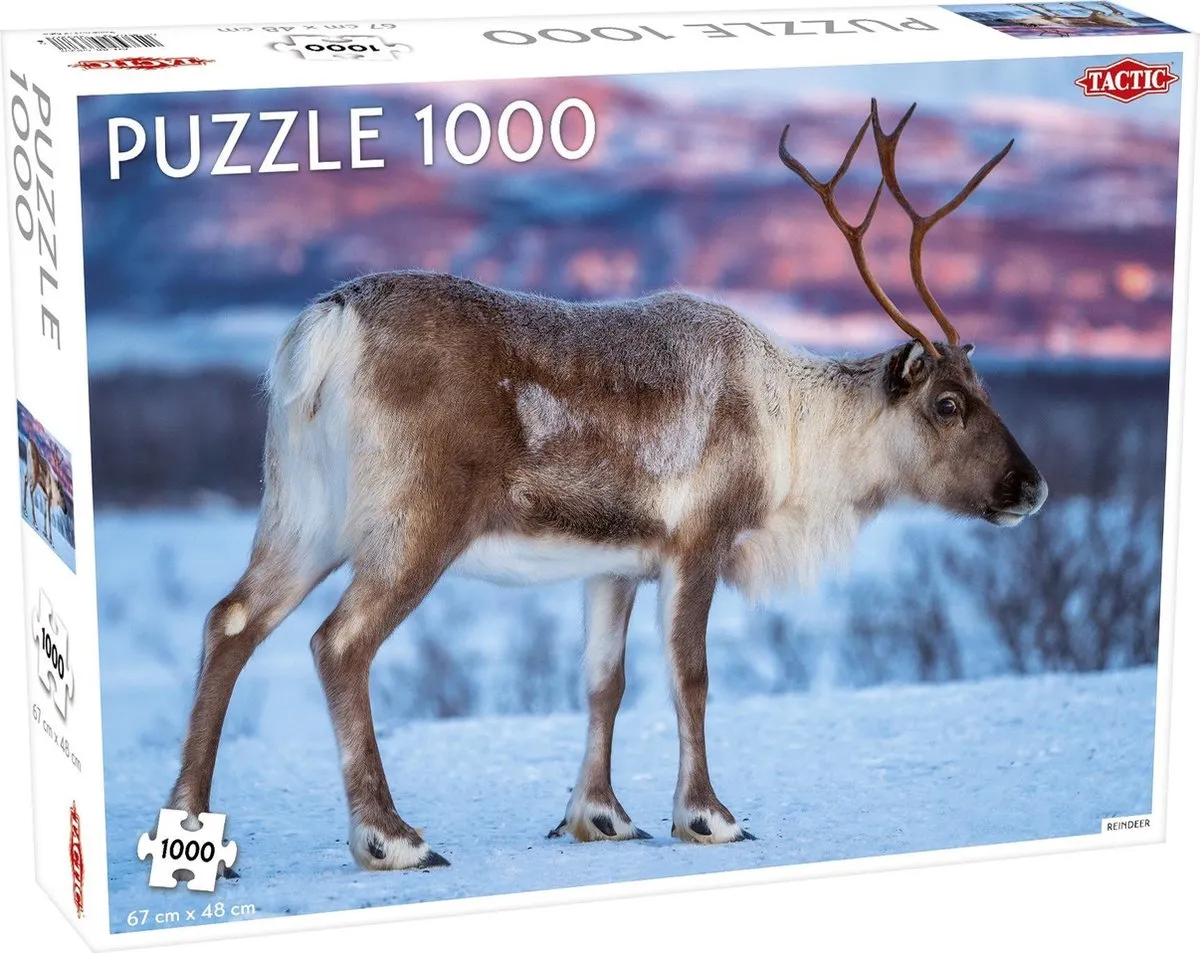 Tactic Reindeer 1000 Puzzelstukken