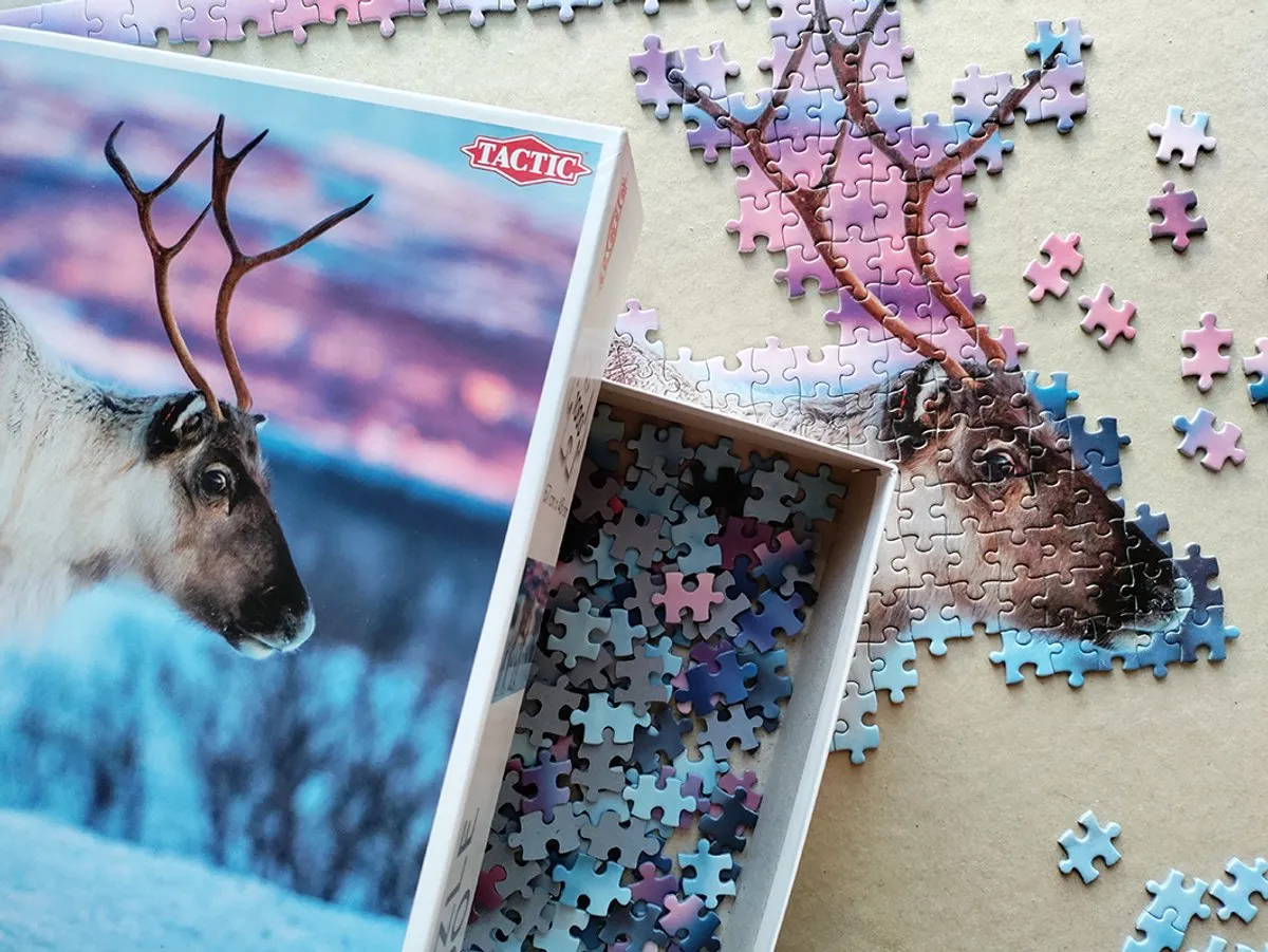 Tactic Reindeer 1000 Puzzelstukken - Bont