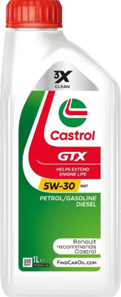 Castrol GTX 5W-30 RN17 Motorolie 1L
