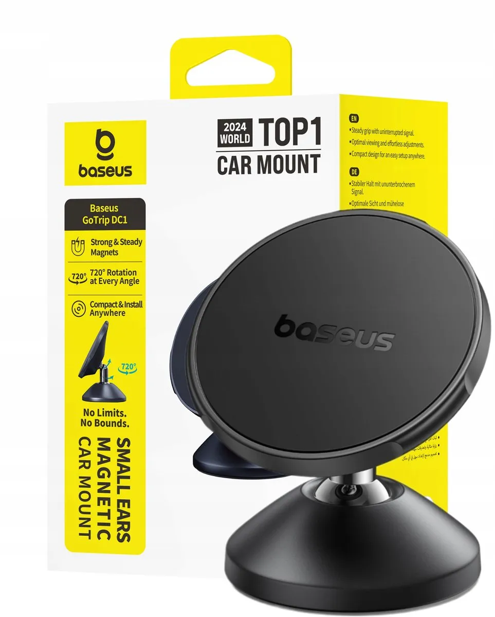 Baseus Universele Magnetische Telefoonhouder - Zwart