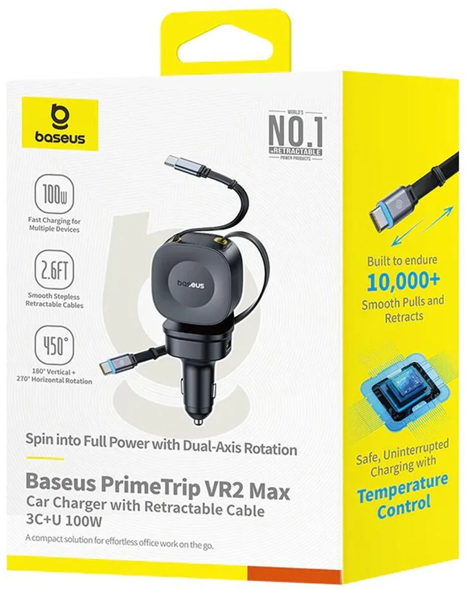 Baseus PrimeTrip C03 Autohouder Telefoon - 360° Zuignap - Zwart - afbeelding 6 van 6