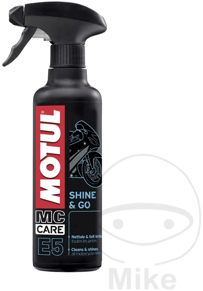 MOTUL MC CARE E5 Shine & Go – 400ml - Polijstmiddel voor kunststof oppervlakken