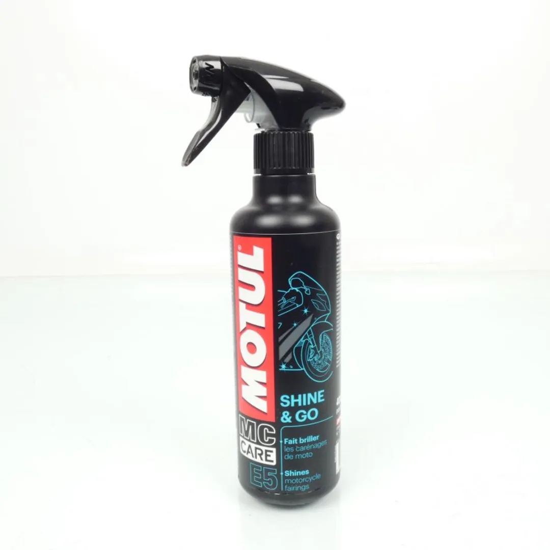 MOTUL MC CARE E5 Shine & Go – 400ml - Polijstmiddel voor kunststof oppervlakken