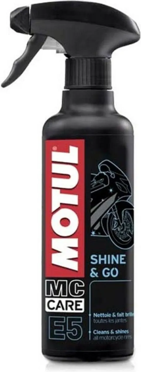 MOTUL MC CARE E5 Shine & Go – 400ml - Polijstmiddel voor kunststof oppervlakken