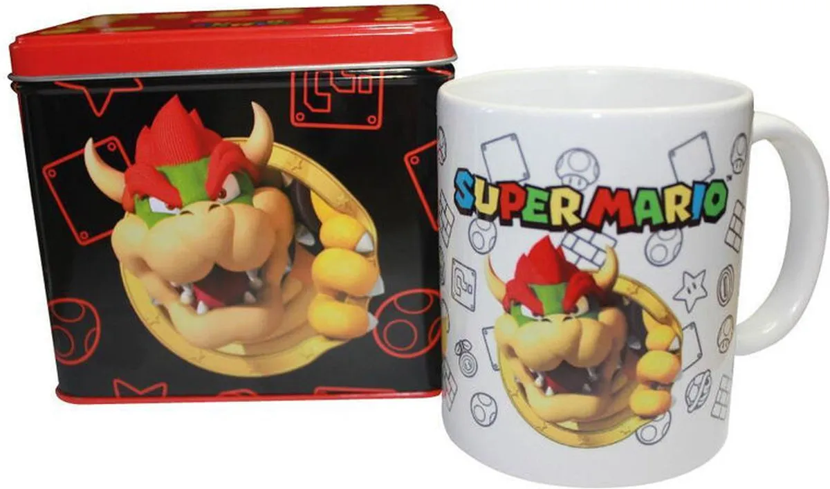 Nintendo Super Mario Bros Bowser Mug + Spaarpot Set