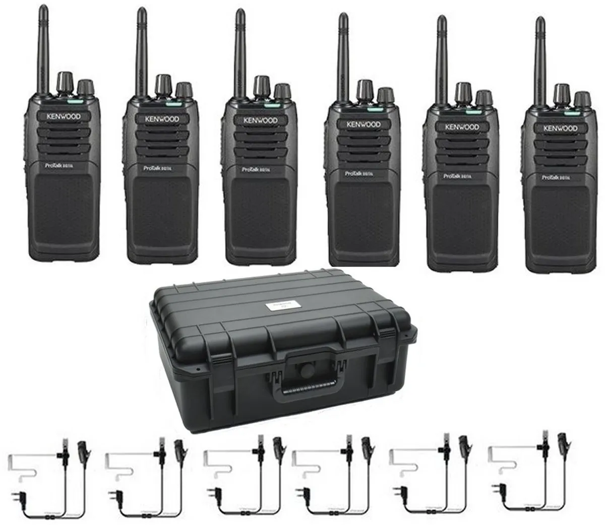Kenwood TK-3701D Set 6 Digitale Portofoons