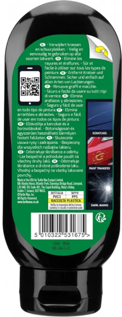 Turtle Wax Scratch Repair & Renew 207ml - Meerkleurig