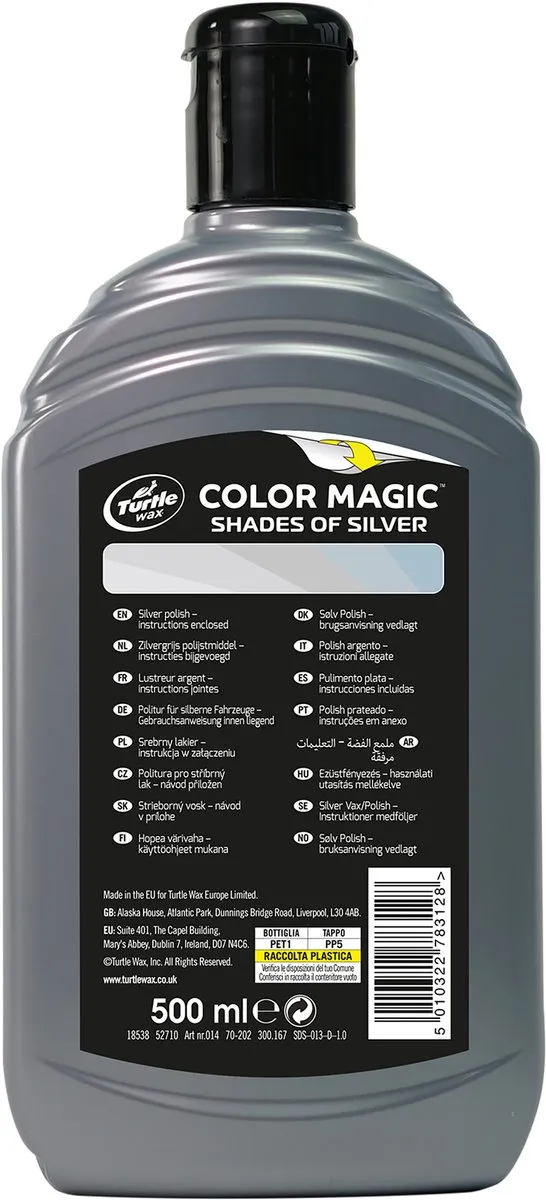 Turtle Wax Color Magic Prestige Silver Wax 500ml