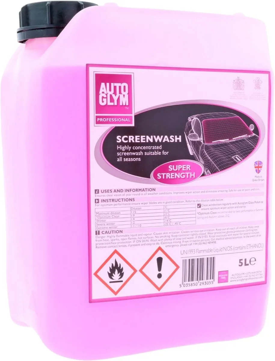 Autoglym Ruitensproeiervloeistof 5L