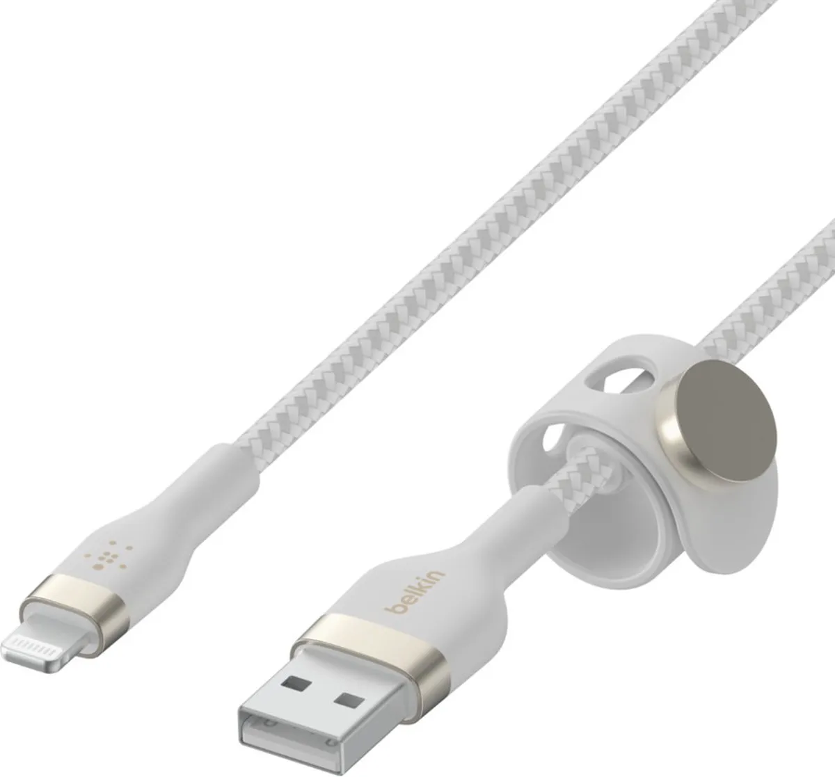 Belkin Boost Charge USB-A naar iPhone Lightning 1m - Wit