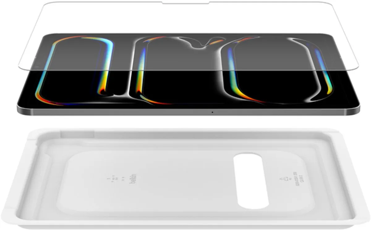 Belkin TemperedGlass Screenprotector OVI005HQ - iPad Pro 11" (M4) - Transparant - afbeelding 6 van 6