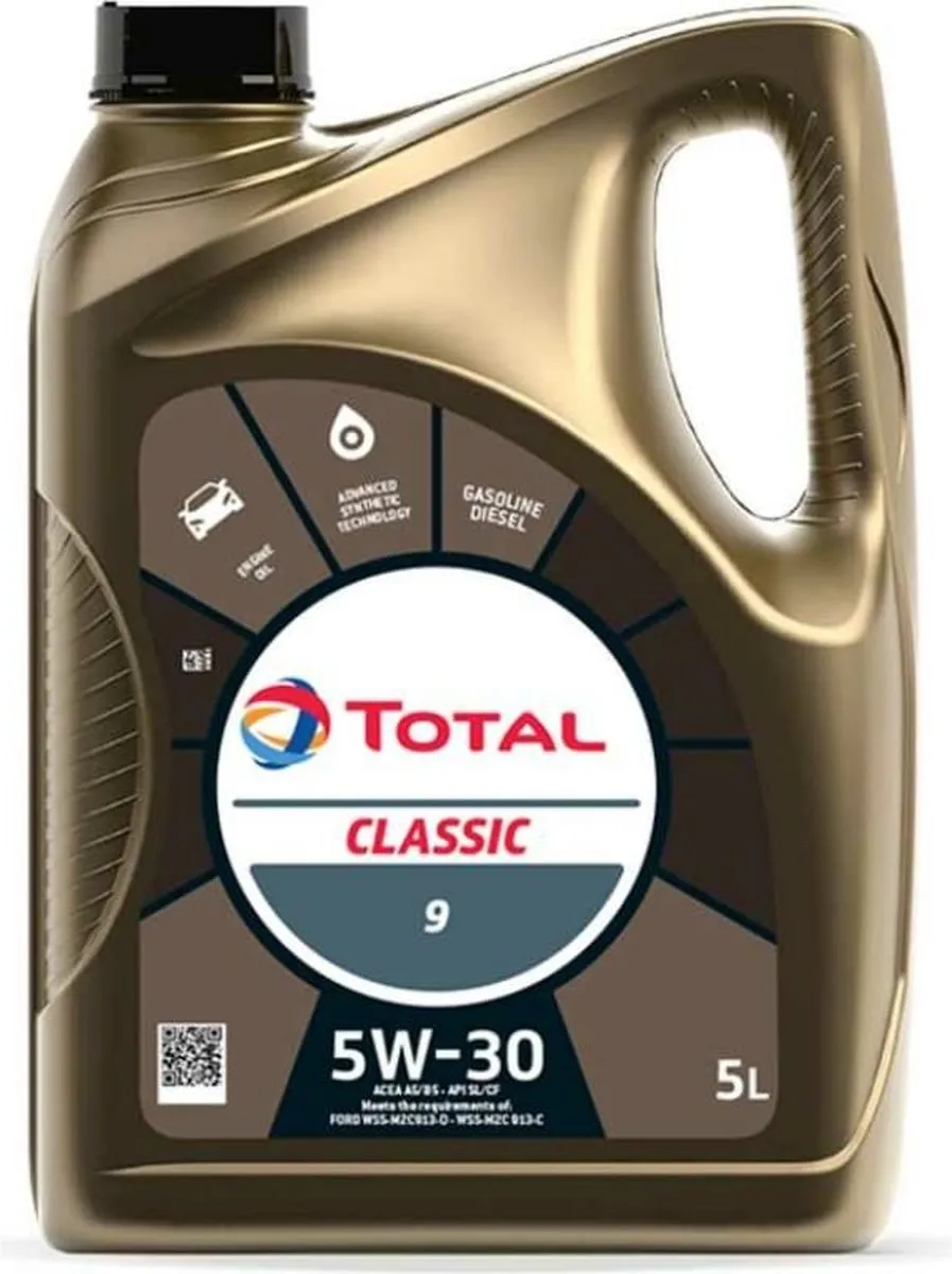 Total Classic 9 5W30 Motorolie 5 Liter