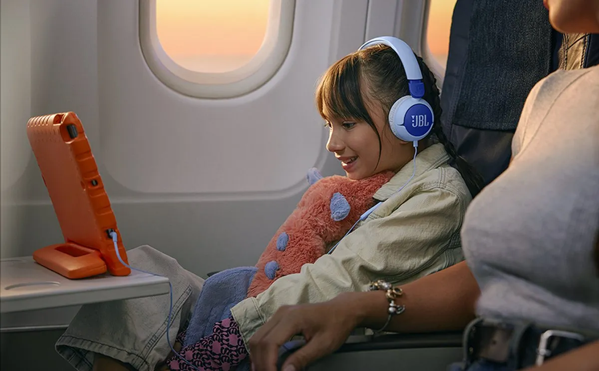 JBL Junior 320 Kinderkoptelefoon - 85 dB - Roze Paars