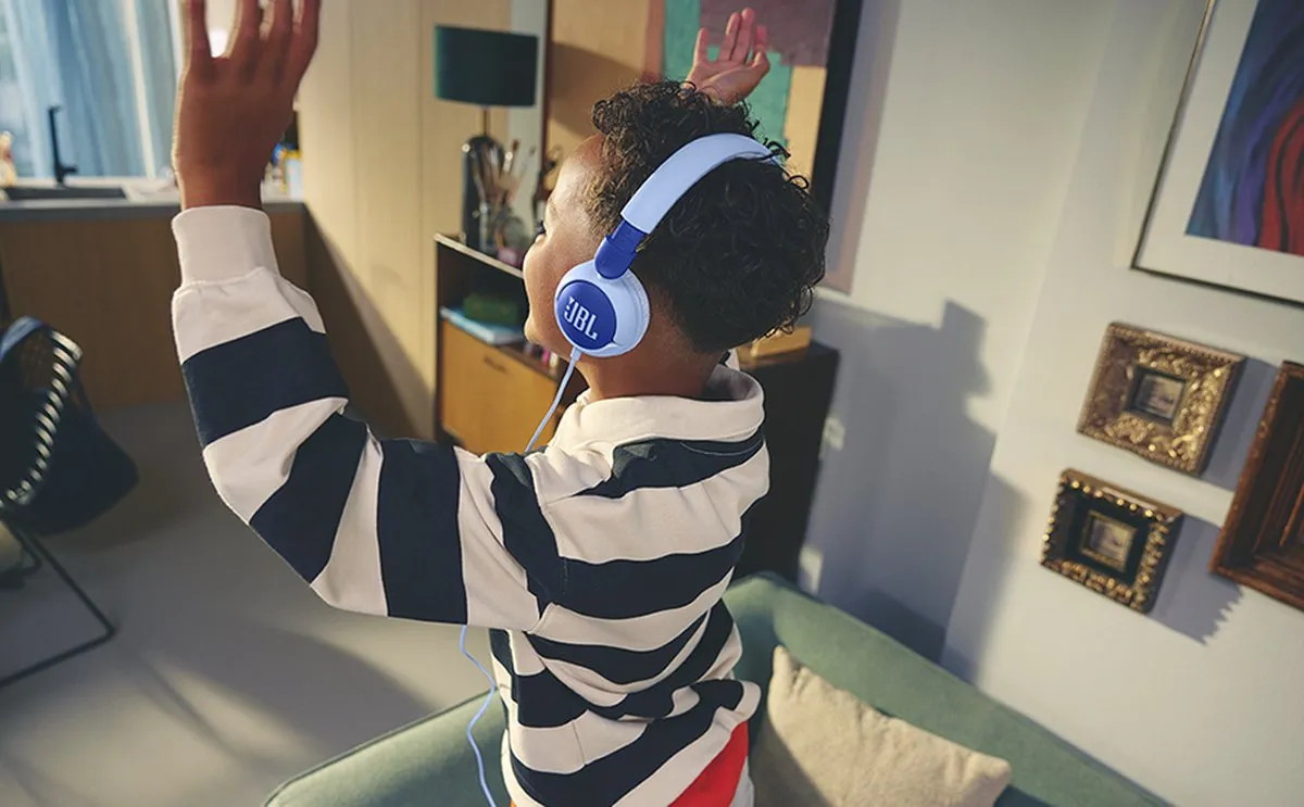 JBL Junior 320 Kinderkoptelefoon - 85 dB - Roze Paars