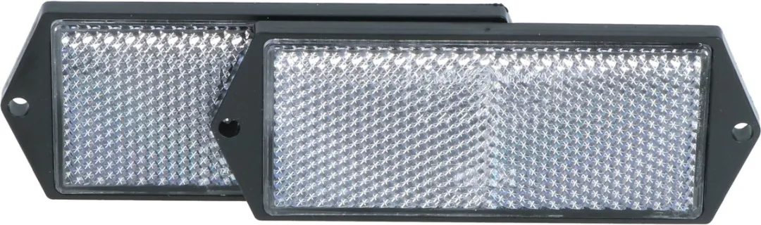 Carpoint Reflector Wit 104x40mm - 2 Stuks