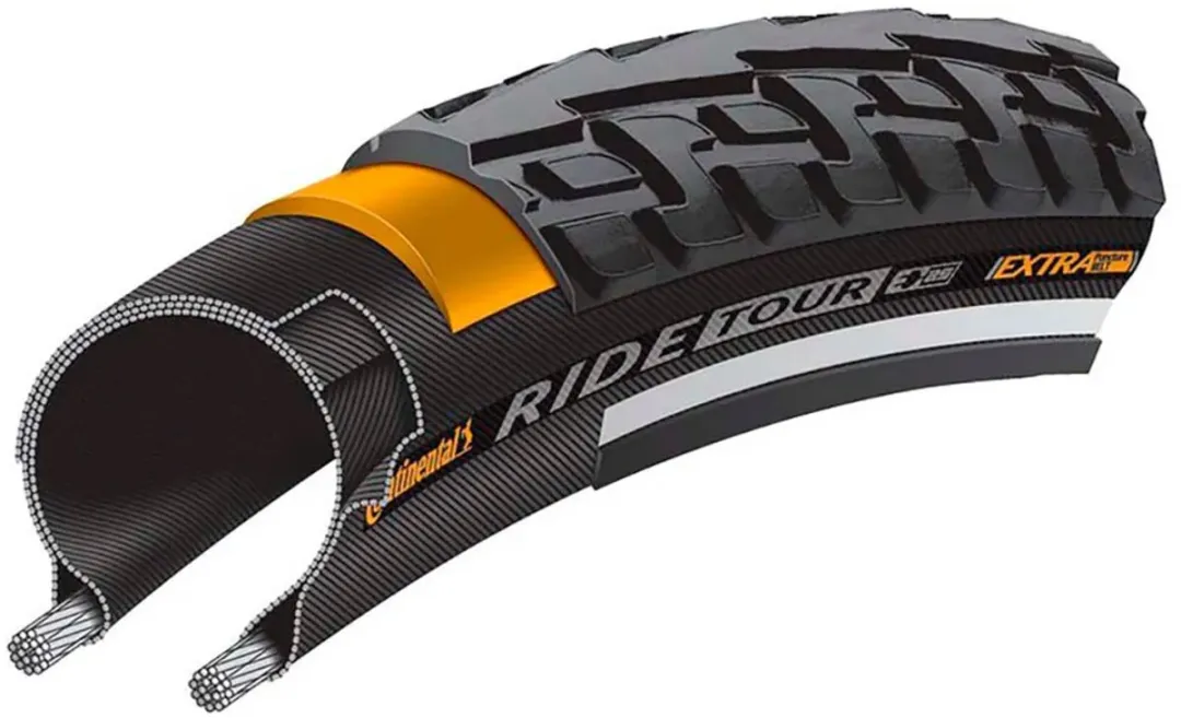 Continental Ride Tour Buitenband 24x1.75 - 47-507 - Zwart