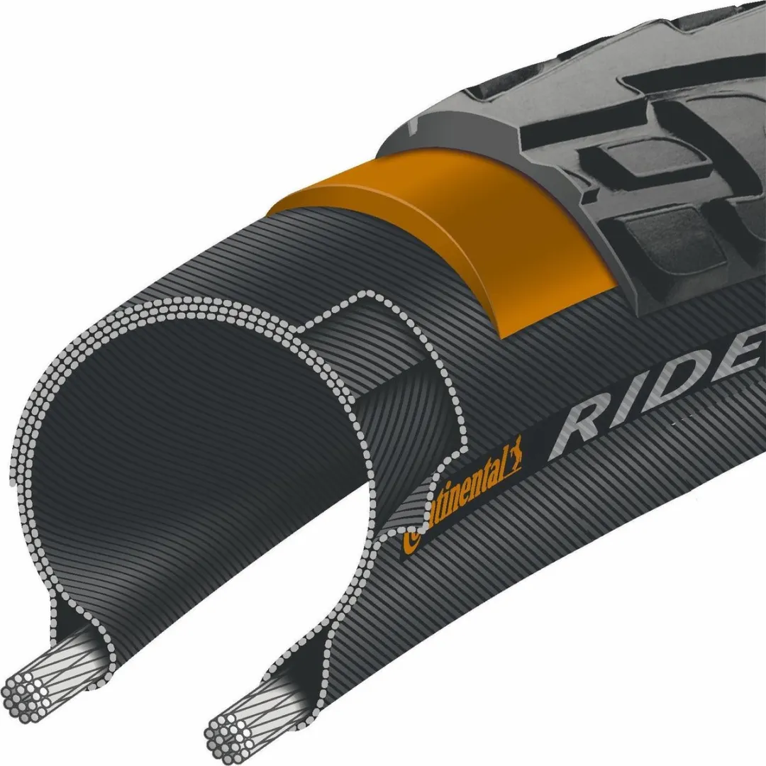Continental Ride Tour Buitenband 24x1.75 - 47-507 - Zwart
