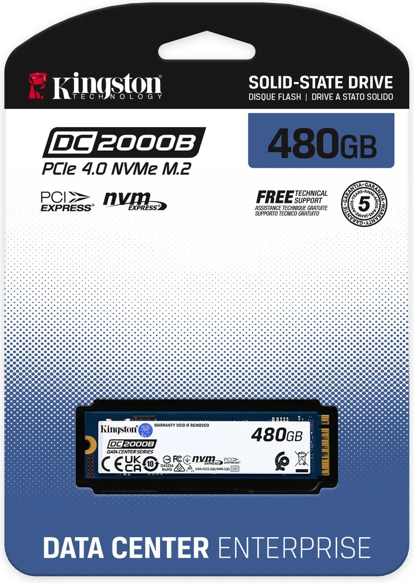 Kingston DC2000B SEDC2000BM8/480G M.2 SSD 480GB - afbeelding 6 van 6