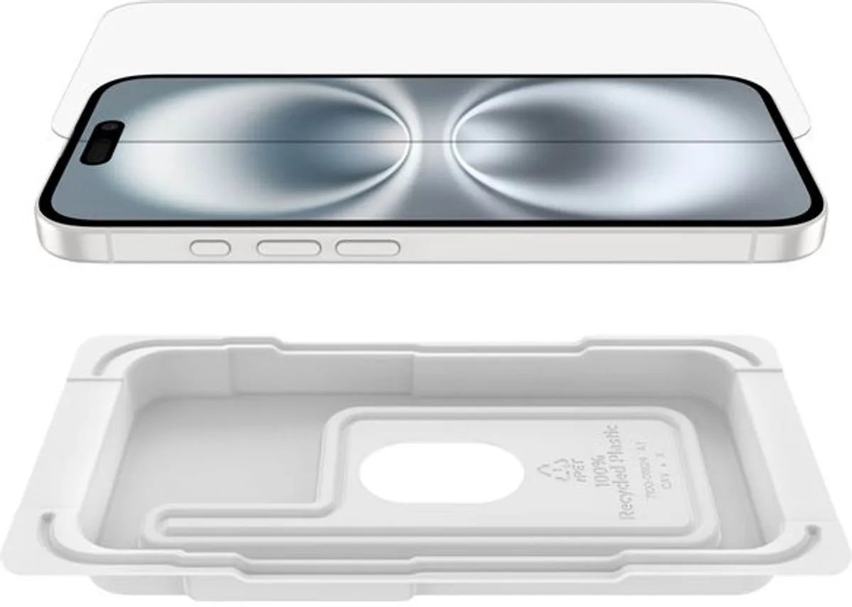 Belkin UltraGlass 2 iPhone 16/15 Glas Screenprotector