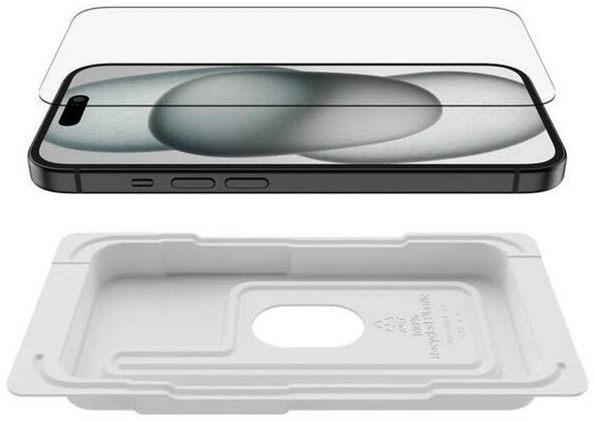 Belkin UltraGlass 2 iPhone 16/15 Glas Screenprotector