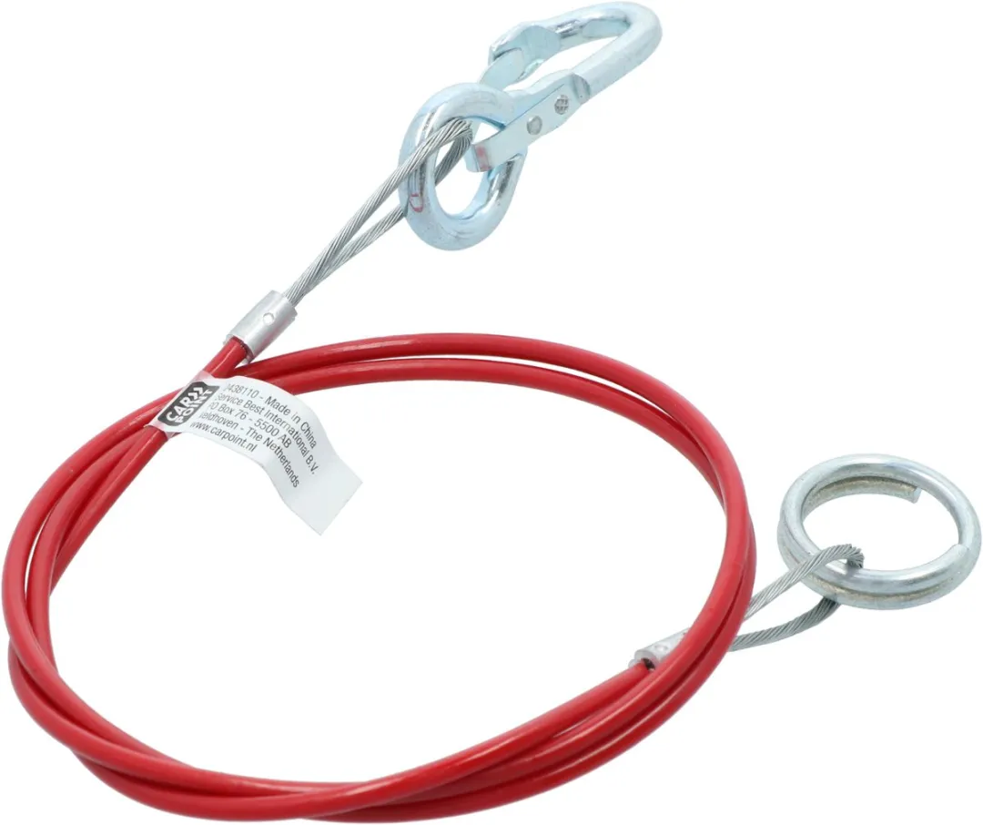 Carpoint Breekkabel Oplooprem 110cm - Rood