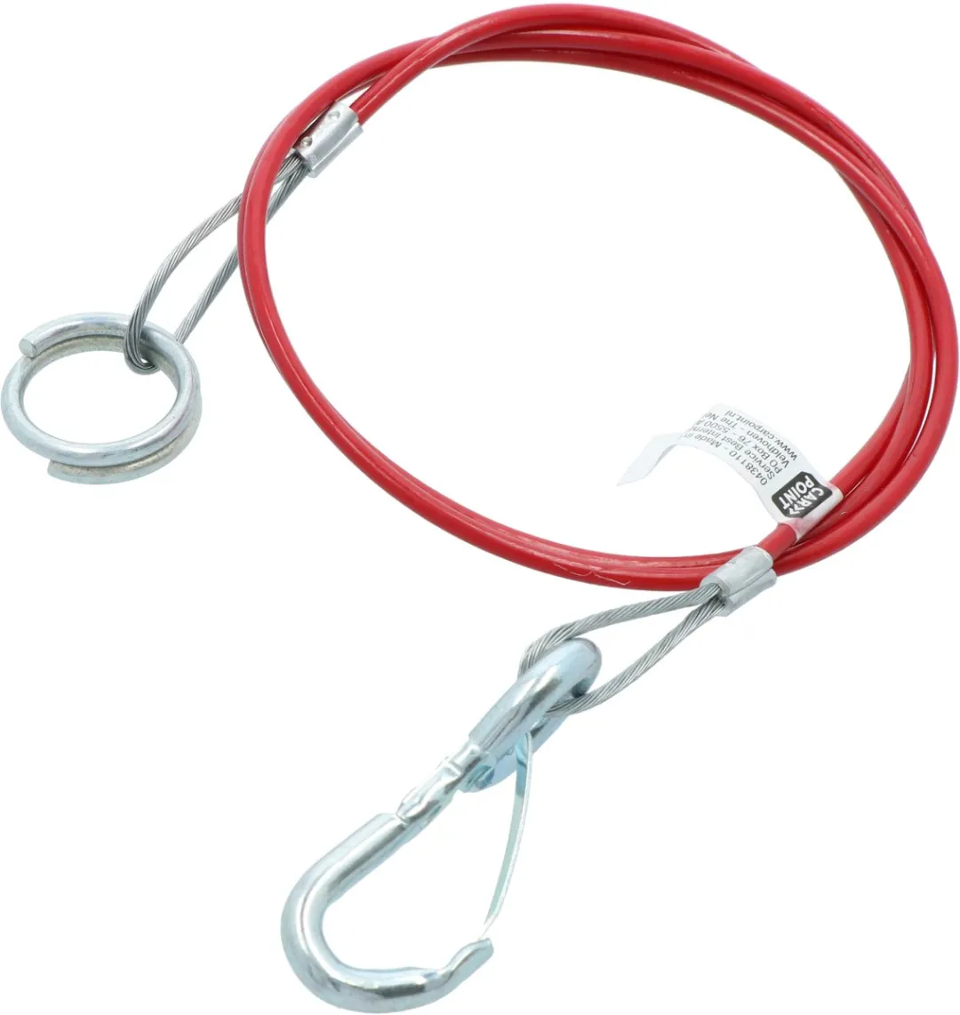 Carpoint Breekkabel Oplooprem 110cm - Rood