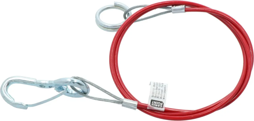 Carpoint Breekkabel Oplooprem 110cm - Rood - afbeelding 6 van 6