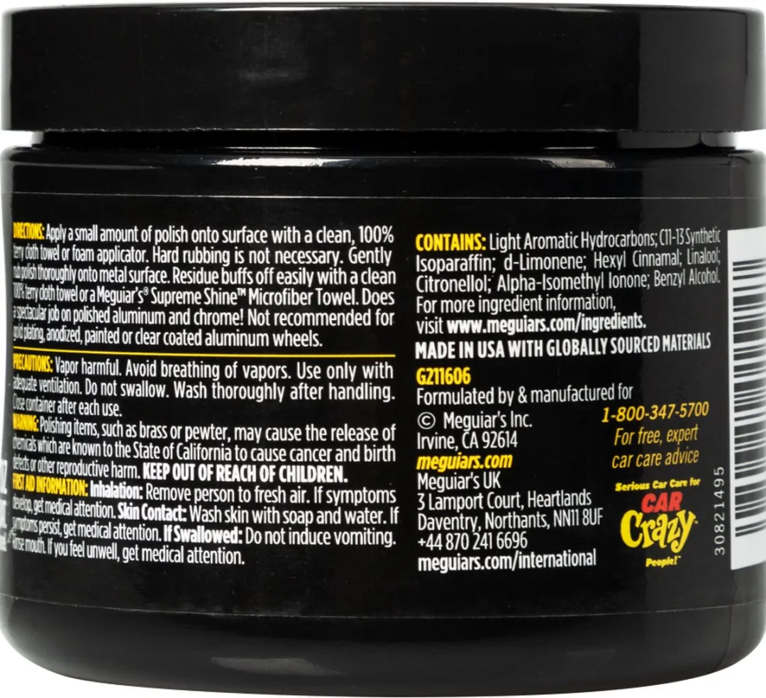 Meguiar's Metal Polish 170g