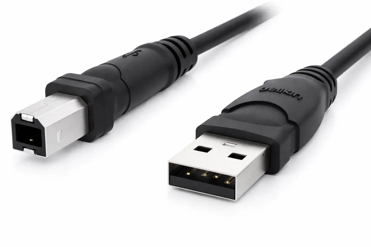 Belkin USB 2.0 A/B Kabel 1.8m - Grijs