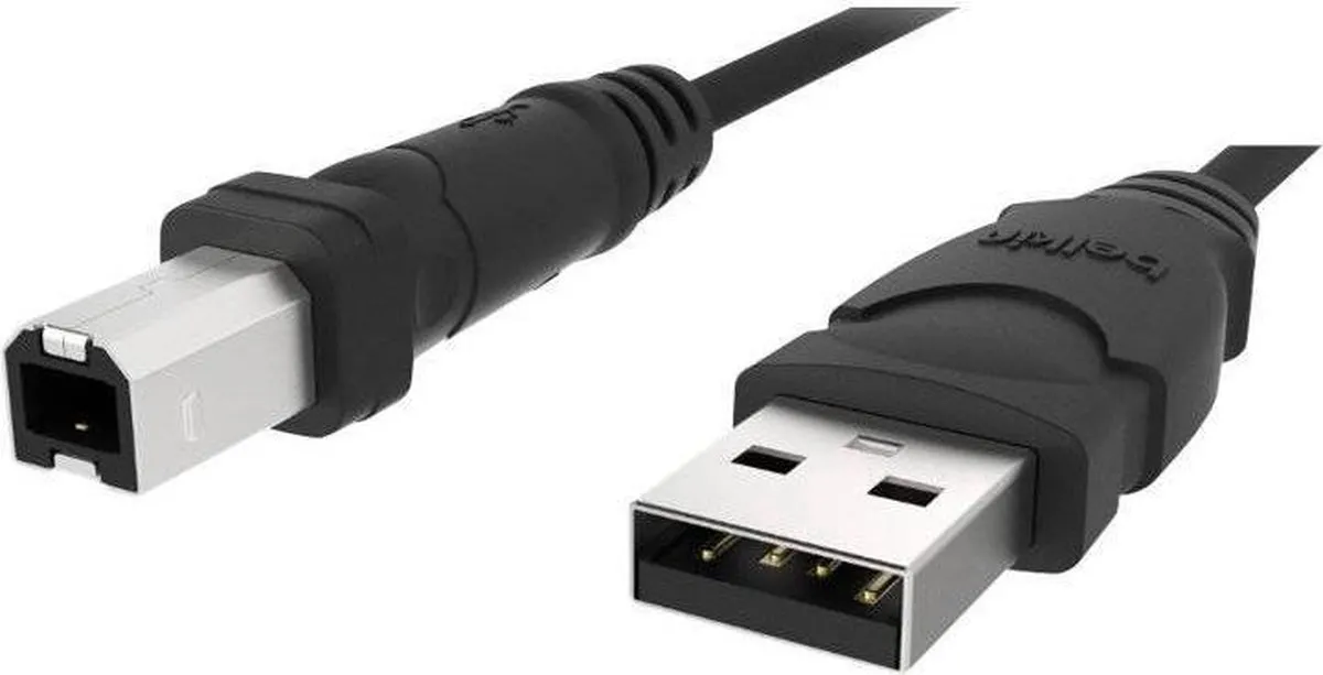 Belkin USB 2.0 A/B Kabel 1.8m - Grijs