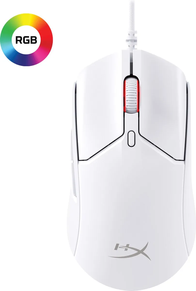 HyperX Pulsefire Haste 2 Gaming Muis - Wit