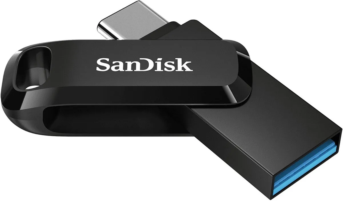 SanDisk Ultra Dual Drive Go SDDDC3-256G-G46 256GB - Micro - Zwart