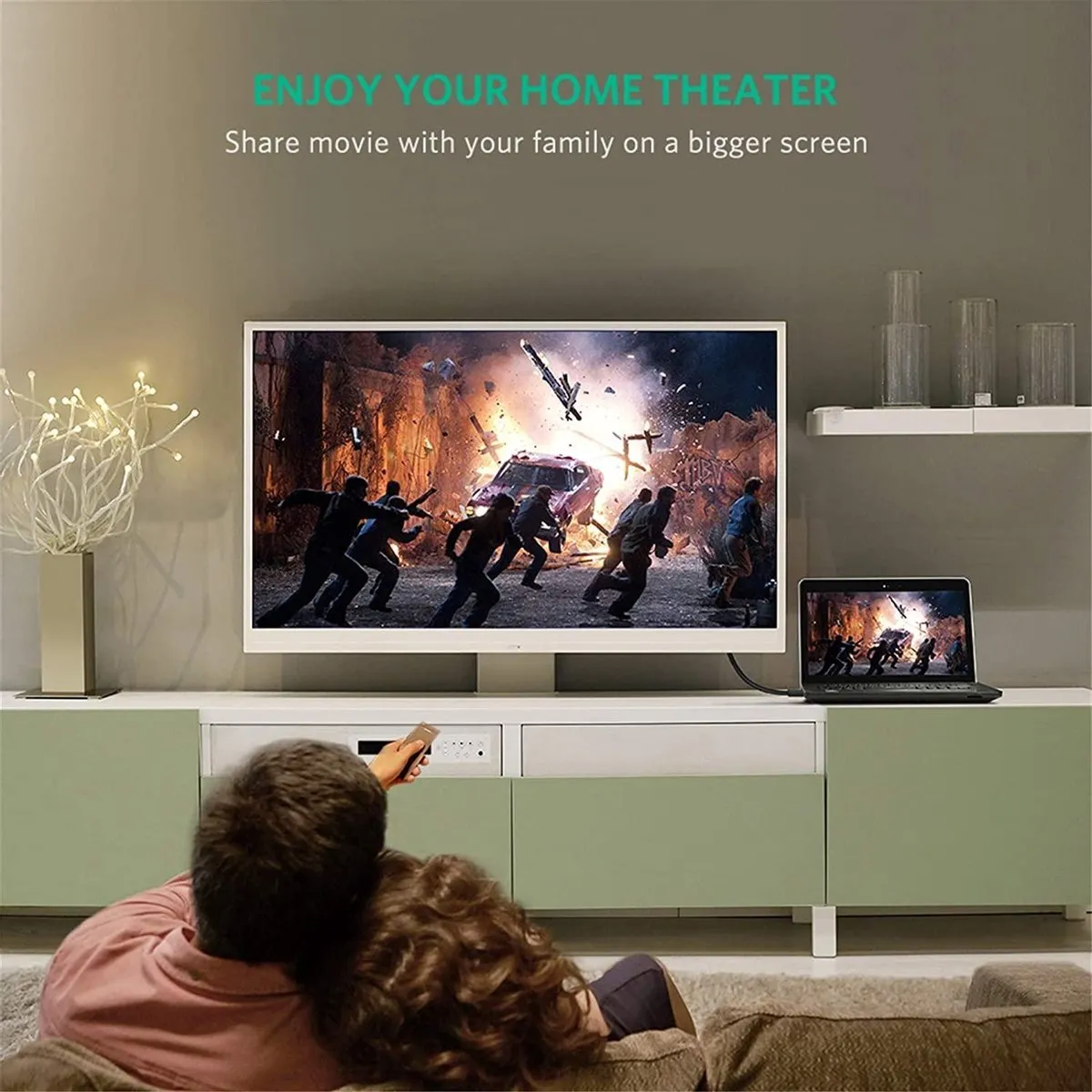 UGREEN DisPlayPort naar HDMI Kabel 4K 2m - Zwart