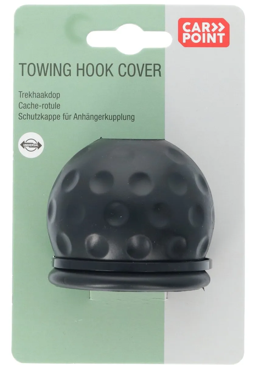 Carpoint Trekhaakdop Golfbal - Zwart