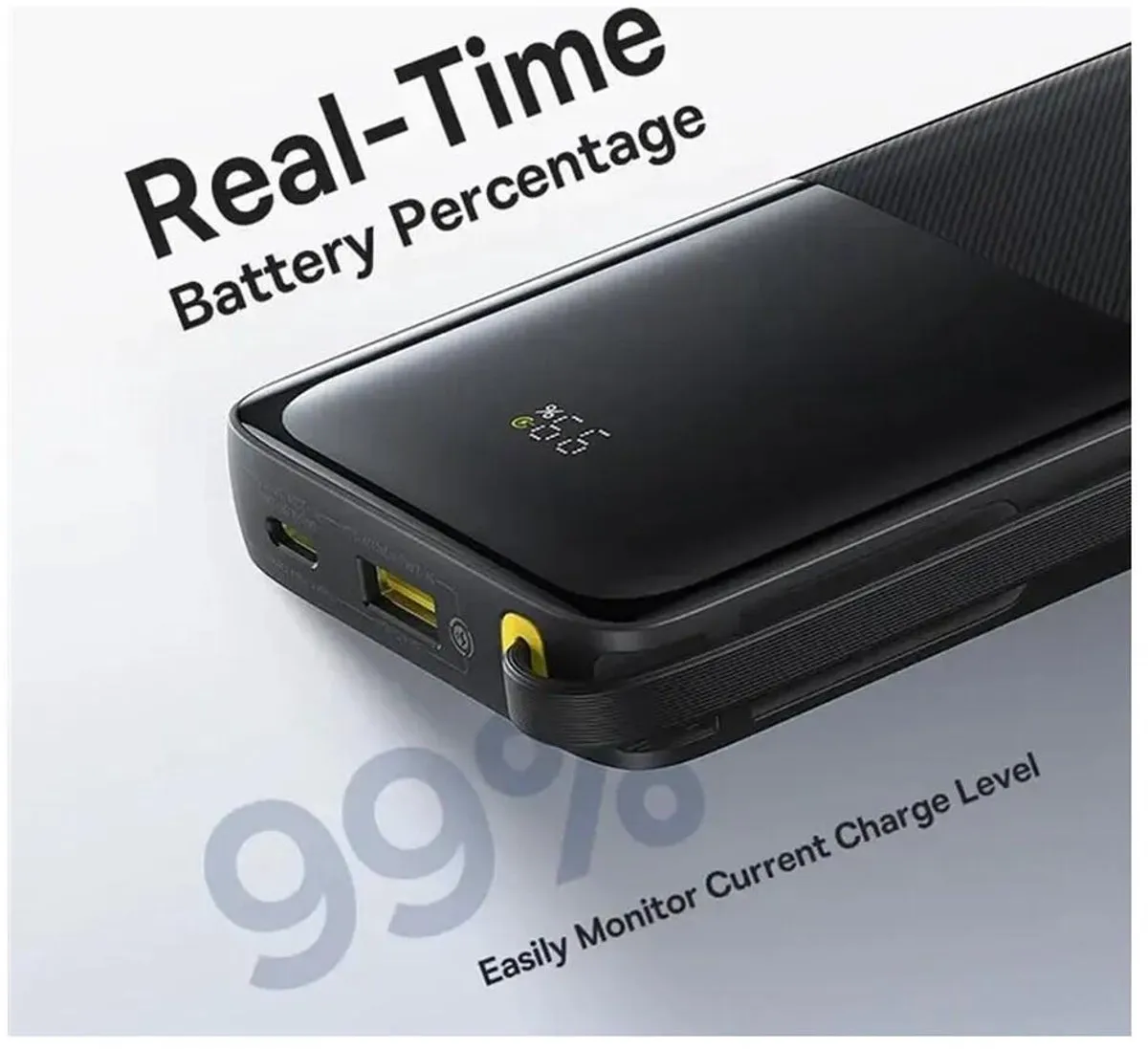 Baseus P10077101113-00 Powerbank 10000mAh - 20W - Zwart - afbeelding 6 van 6
