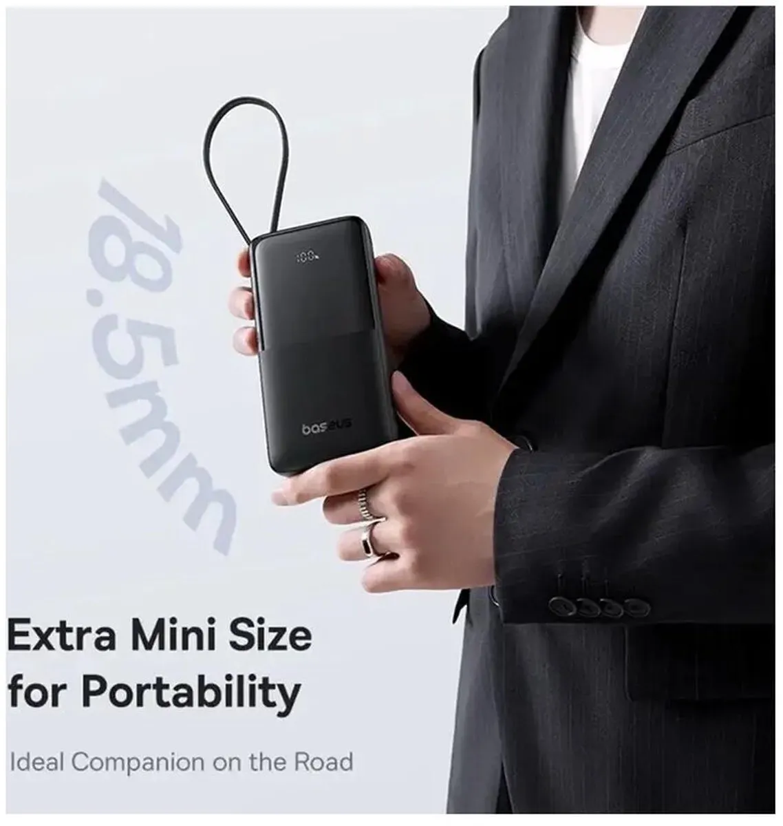 Baseus P10077101113-00 Powerbank 10000mAh - 20W - Zwart